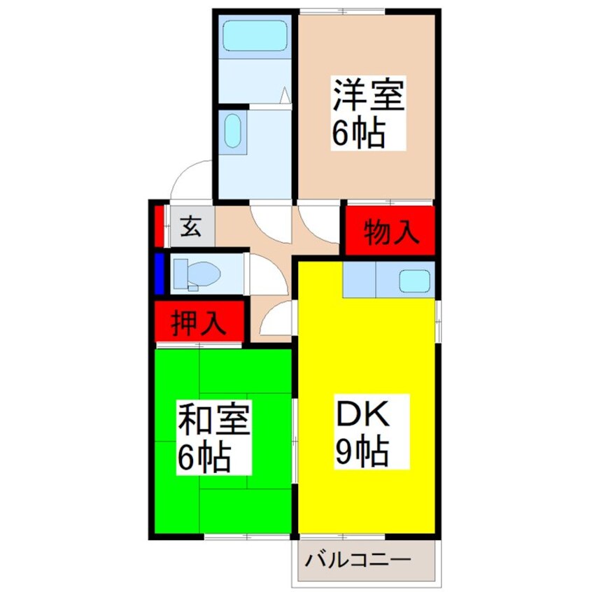 間取図 シャトレ・モリヤマ　ＣＤ