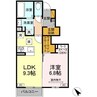仮）Ｄ－ＲＯＯＭ戸頭分譲　Ｂ号地 1LDKの間取り