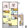Ｌａ　ｍｅｒ　ｋｏｕ 2LDKの間取り