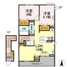 Ｌａ　ｍｅｒ　ｋｏｕ 2LDKの間取り