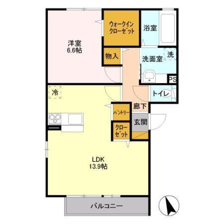 間取図 ベル・アジュールIIA