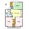 アネックス戸頭Ａ 3DKの間取り
