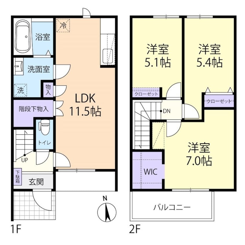 間取図 La Fraise　B