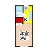 カーサ中田I 1Kの間取り
