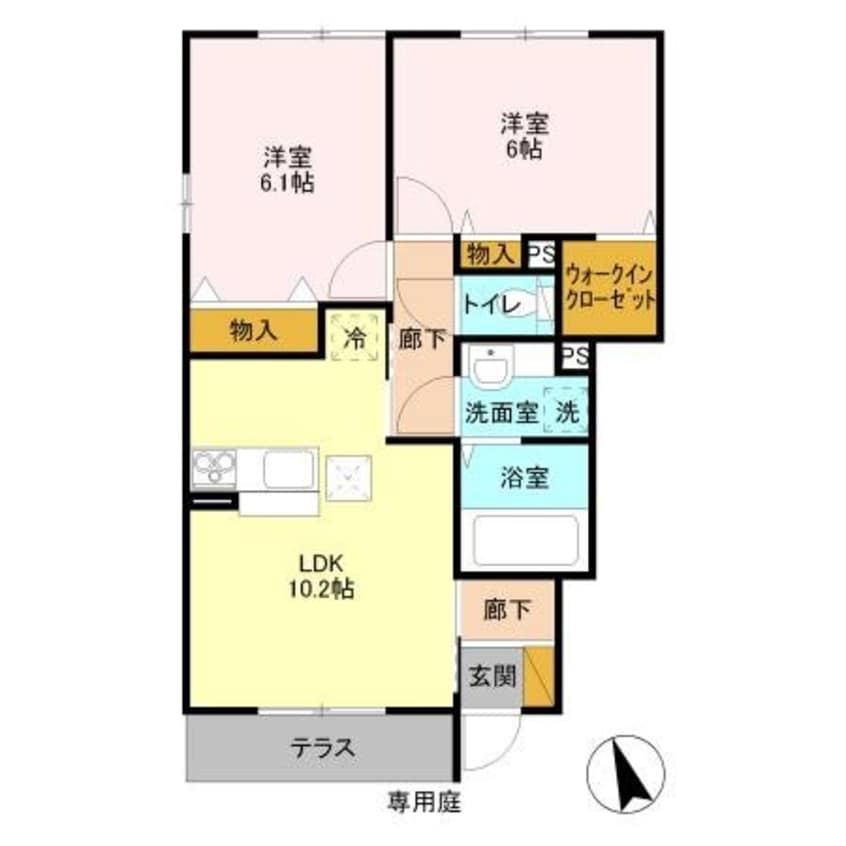 間取図 スローライフさしまII