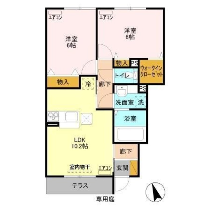 間取図 スローライフさしまII