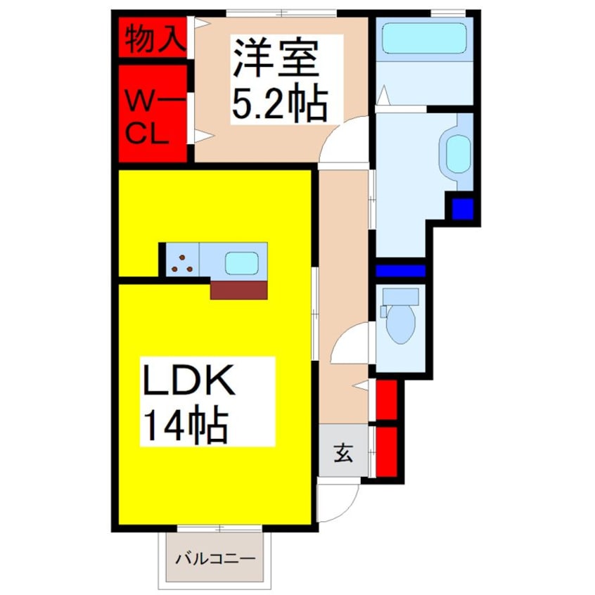 間取図 フルール　レーヴ