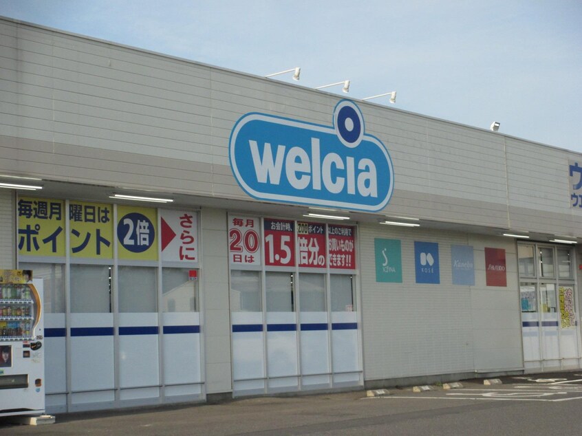 ｳｴﾙｼｱ常総石下店(ドラッグストア)まで822m カーサ　ビアンカ