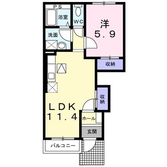 間取図 アイビーハイツ