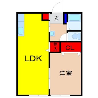 間取図 栗ハイツ