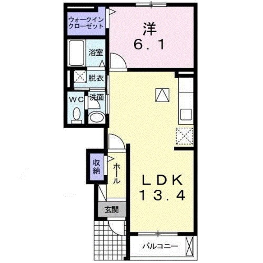 間取図 プランドール・ヴィラ
