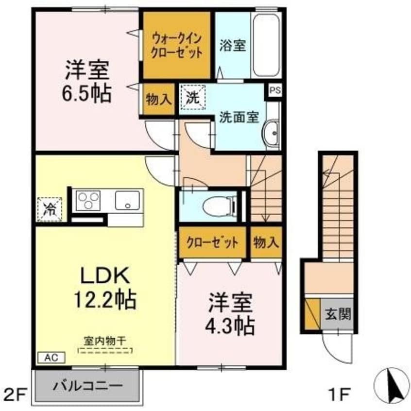 間取図 フォンテーヌ