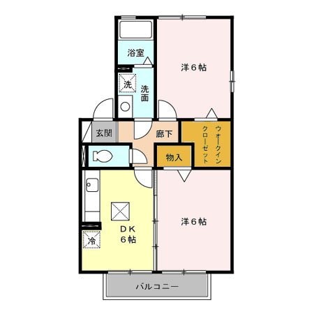 間取り図 プロスパー　B