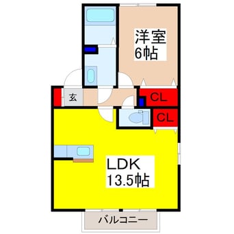 間取図 アプローズスクエアＣ