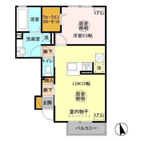 間取り図 パインエーカーII