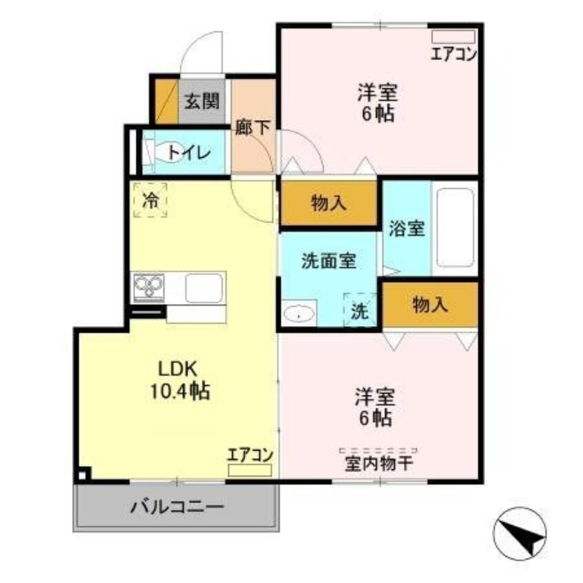 間取図 ラヴィラントさしまＢ