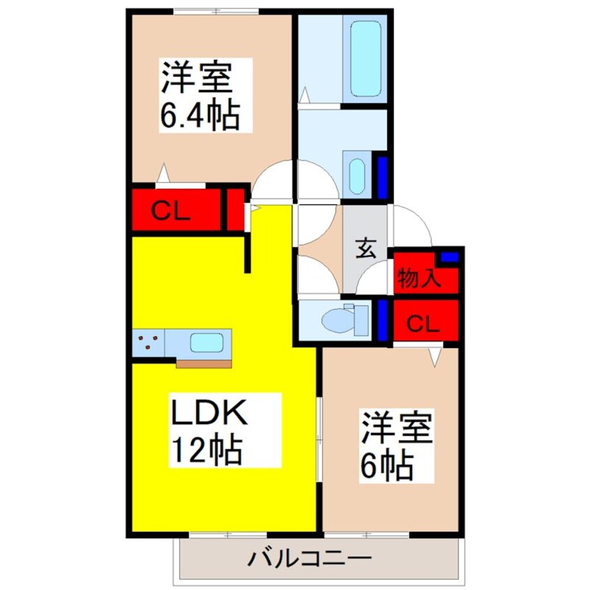 間取図 海正　Ａ