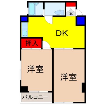 間取図 取手細井ハイム