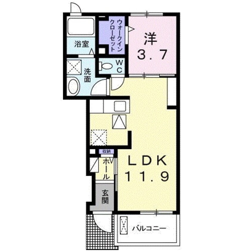 間取図 ソイビーンズ　ジョイ