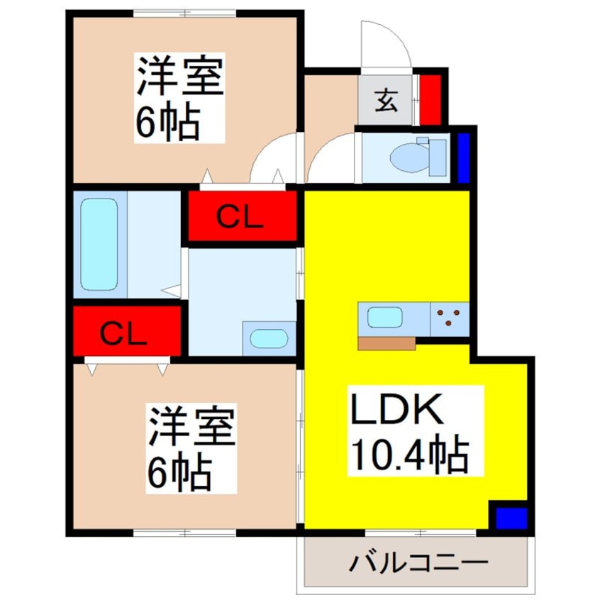 間取図 ノールロワール　Ａ