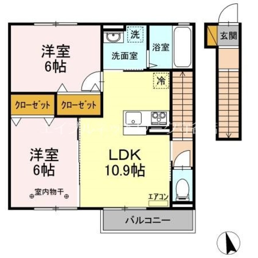 間取図 ノールロワール　Ａ