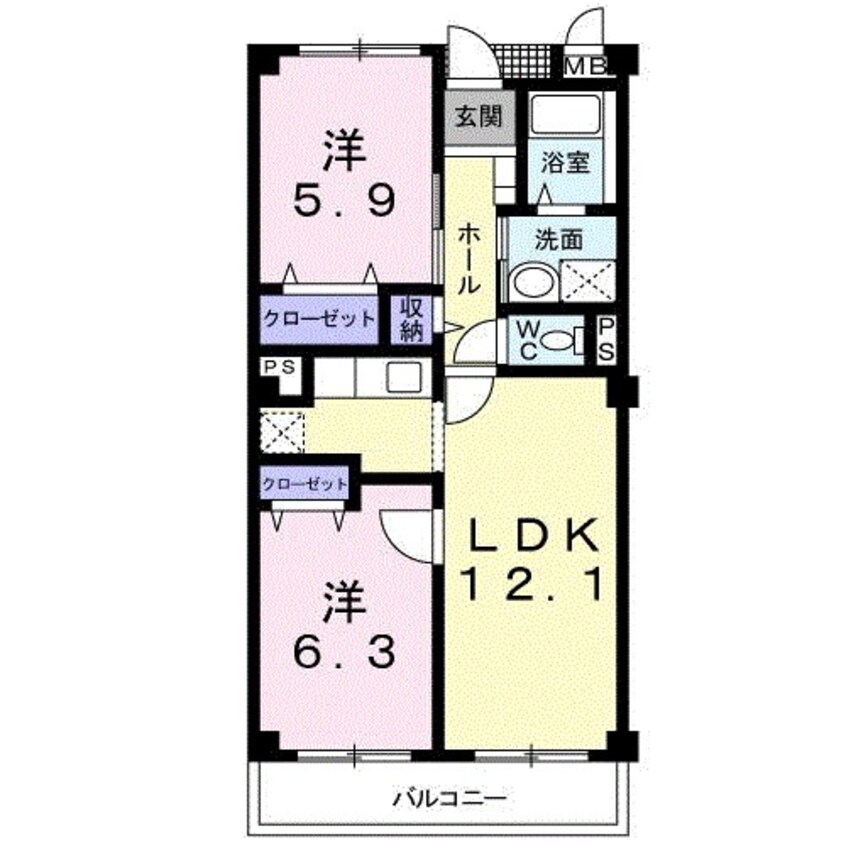間取図 プロスペリティ