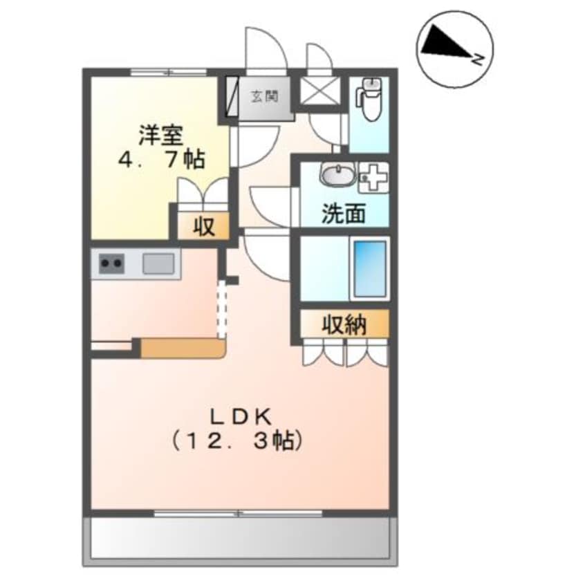 間取図 Ｔｈｒｅｅ－Ｇｏｏｄ２