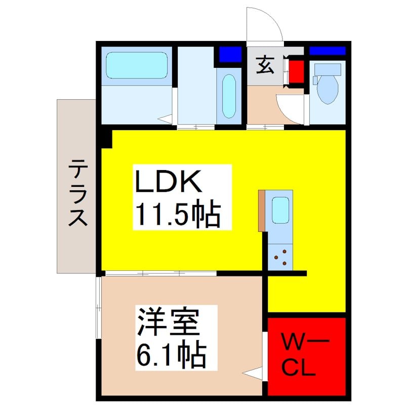 間取り図 サニーハイツＢ棟
