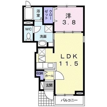 間取図 ジェルメ　グランツ