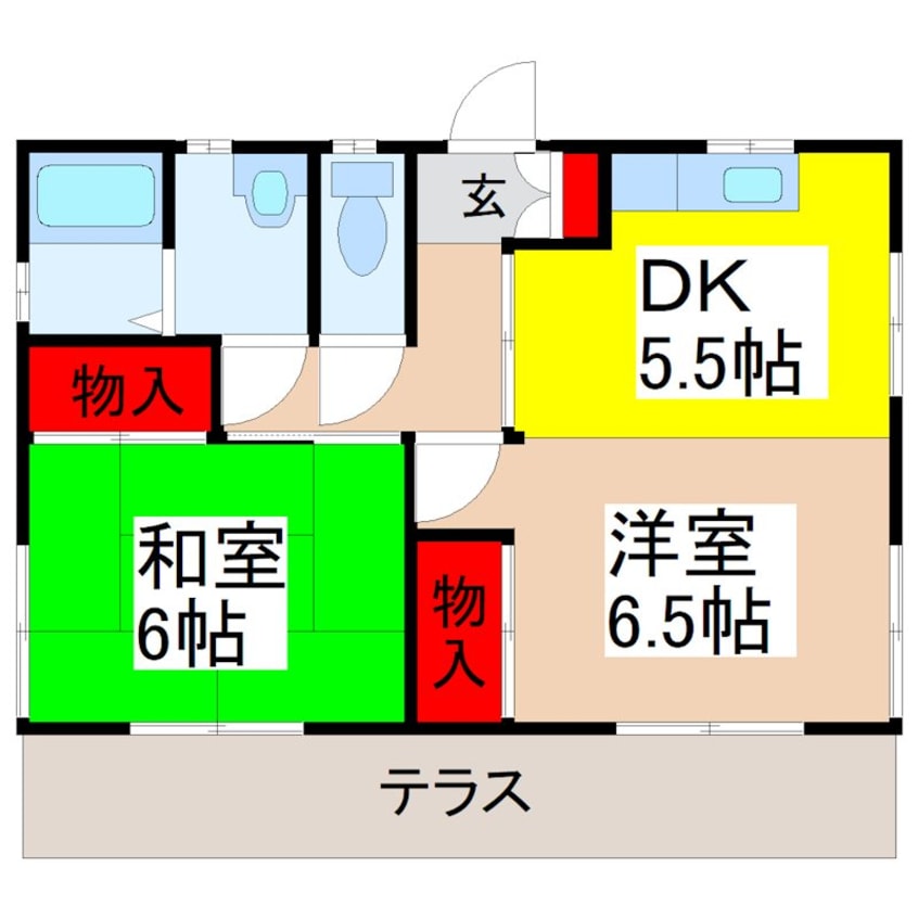 間取図 第１０マツザキ石下アパート