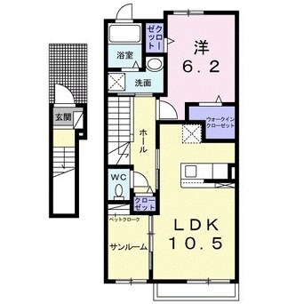 間取図 ロトンヌＢ