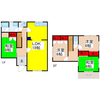 間取図 久保ケ丘３丁目戸建
