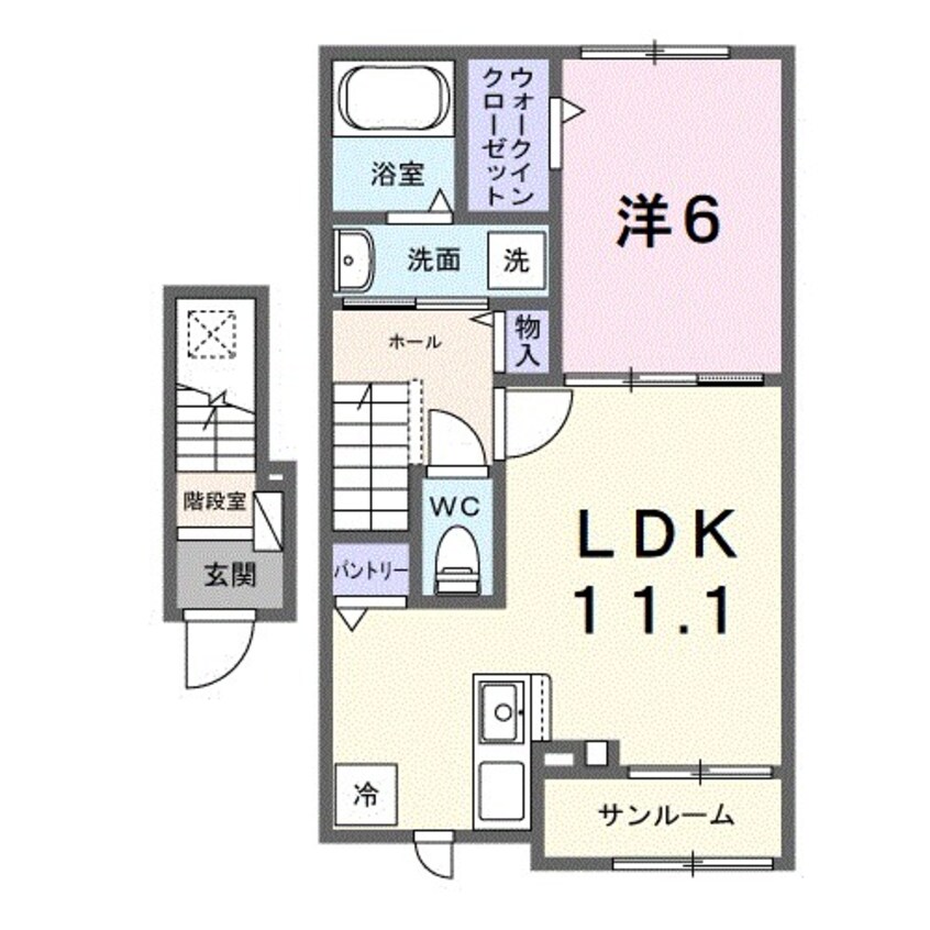 間取図 ツリーベルヒルズ