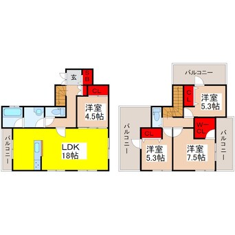間取図 小絹戸建