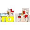 小絹戸建 4LDKの間取り