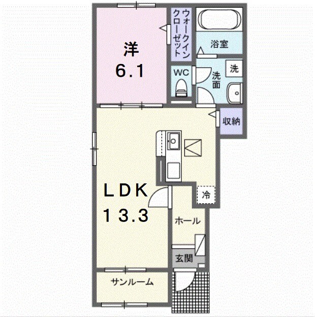 間取り図 サニーフラットII