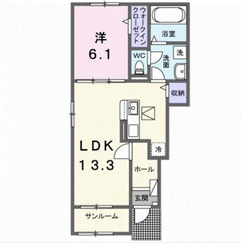 間取図 サニーフラットII