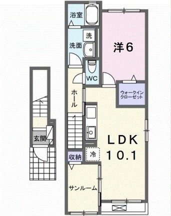 間取図 サニーフラットIII