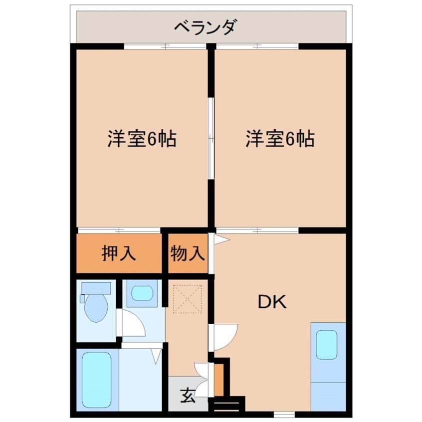 間取図 サンハイツ関口