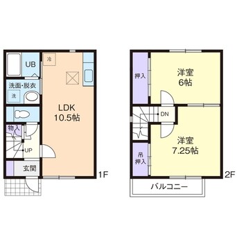 間取図 ラポールＩＷＡＩ　II