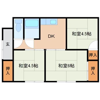 間取図 ヤマトハイツ