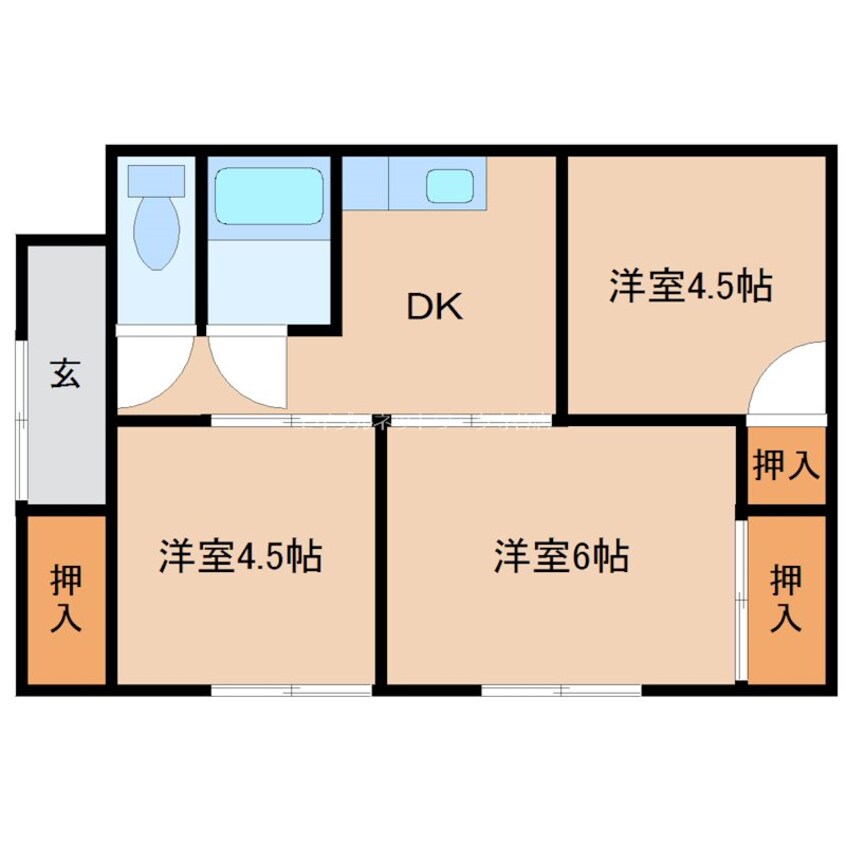 間取図 ヤマトハイツ