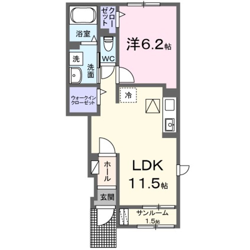 間取図 アリアーネ