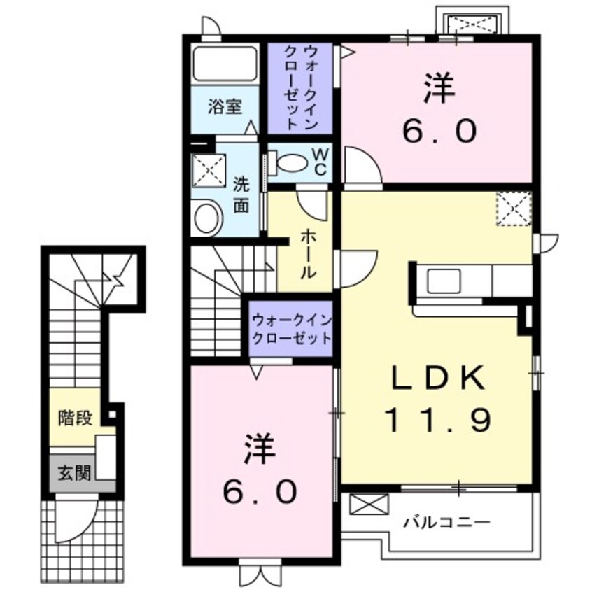 間取図 ベルアンジュ