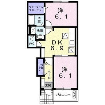 間取図 プロムナード壱番館