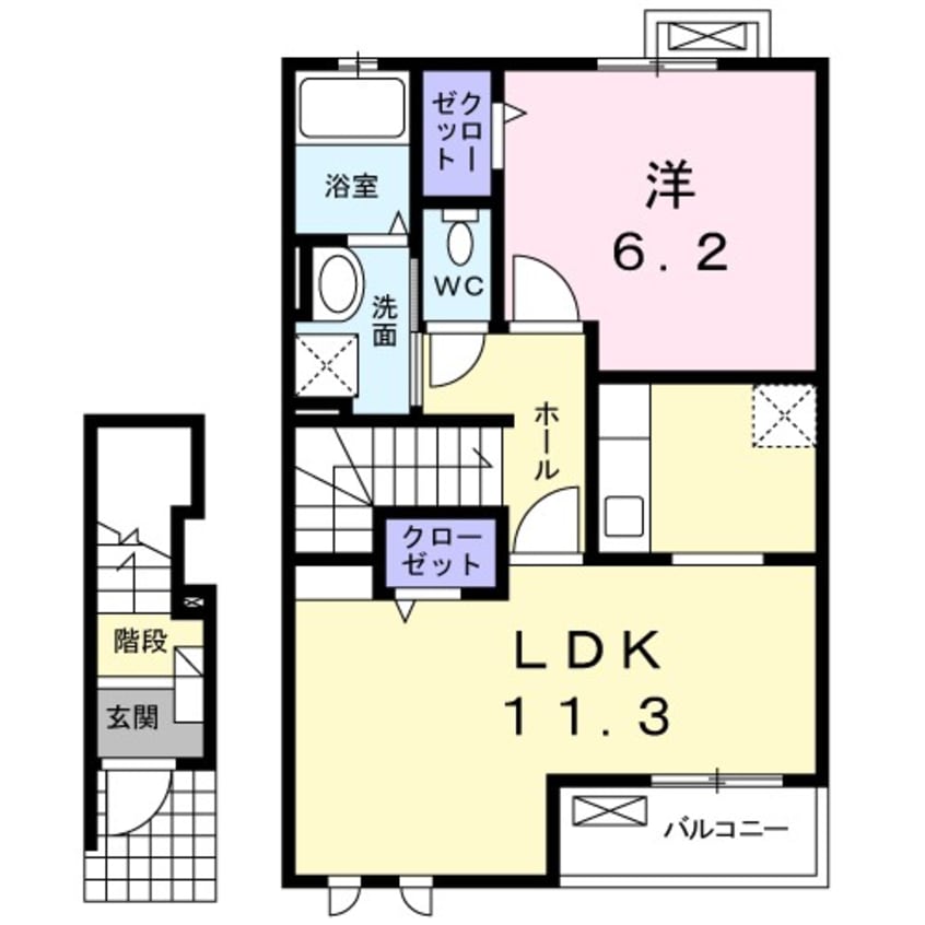 間取図 グリーンハイツＣ