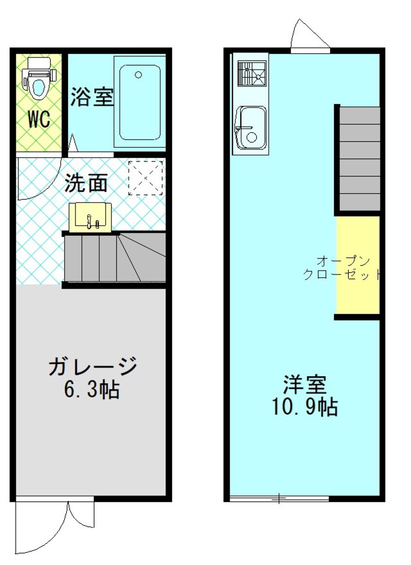 間取図 サンスベリア