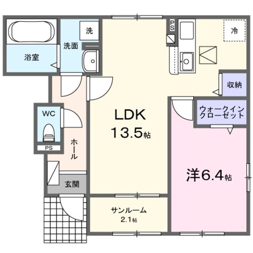 間取図 アルクドマーニ