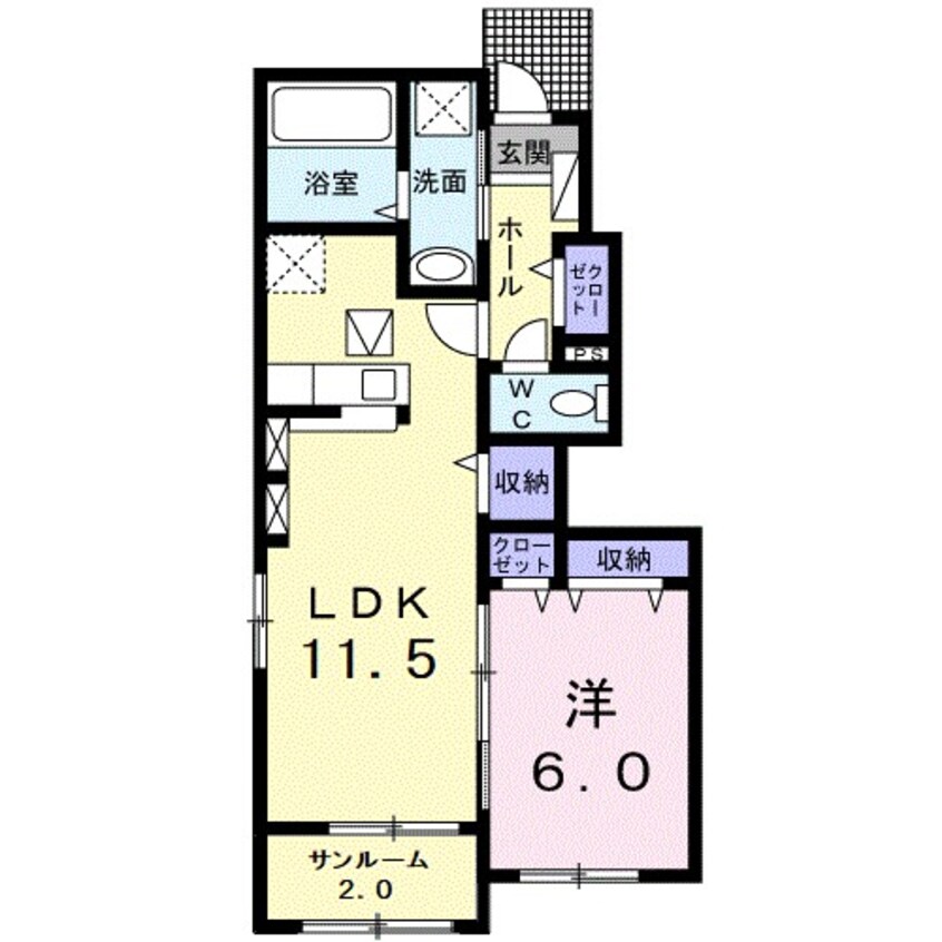 間取図 フラン　メゾン