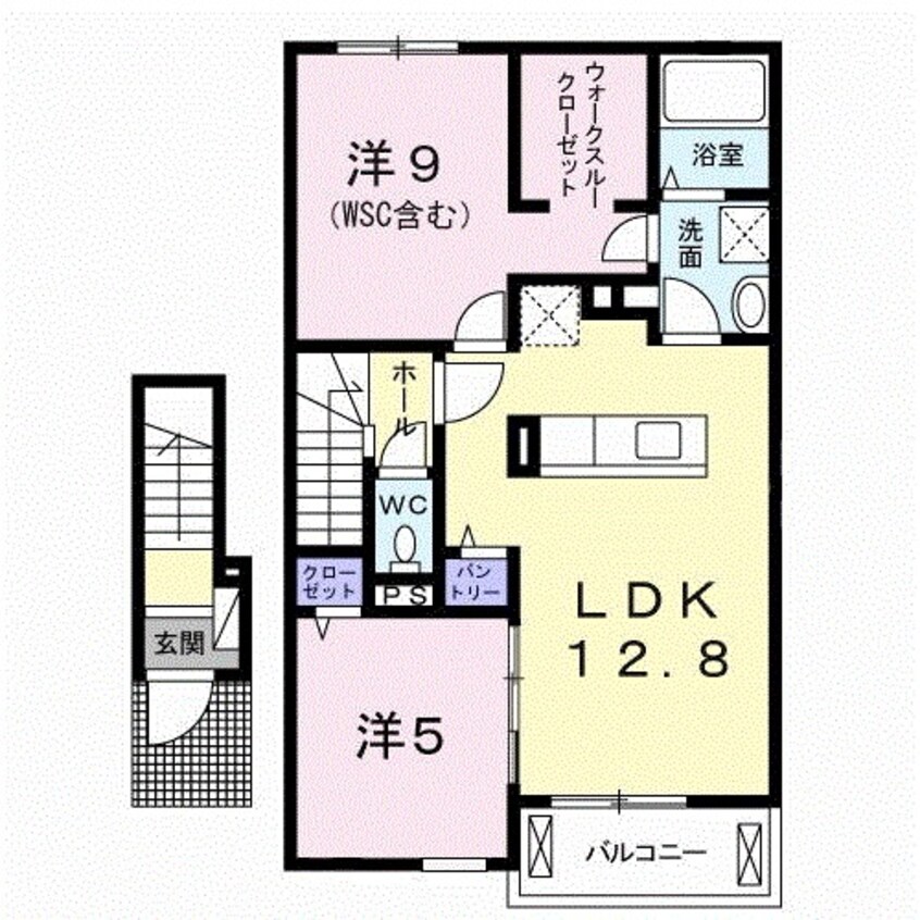 間取図 サプール・ヒルズII